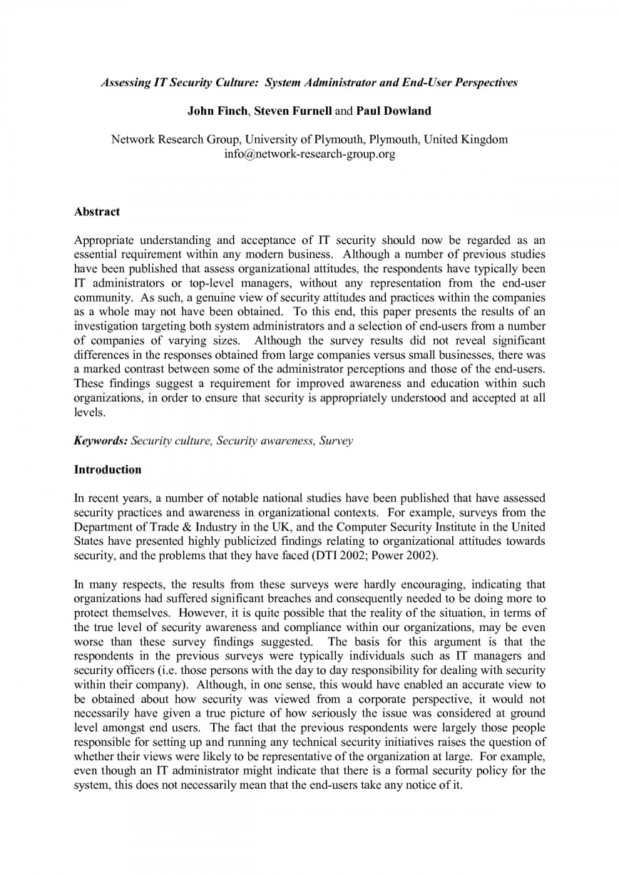 introduction paper sample