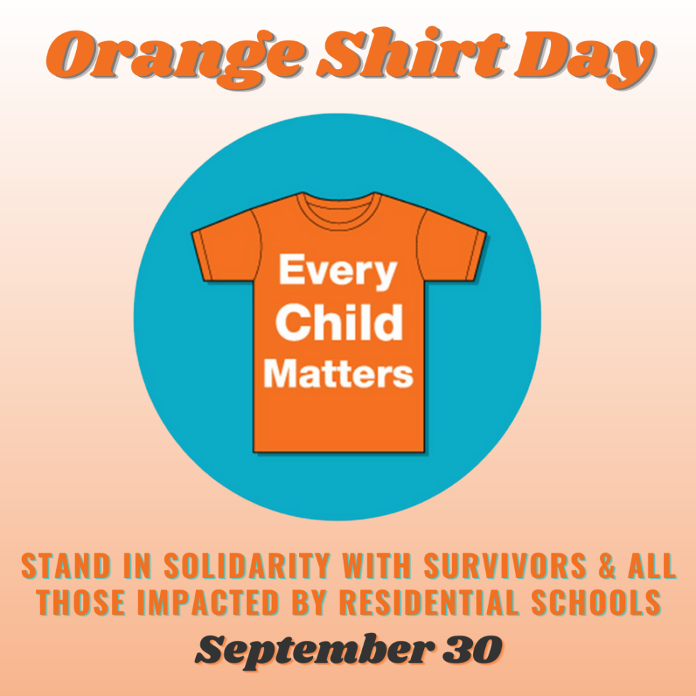 Orange Shirt Day Every Child Matters News Douglas Students' Union